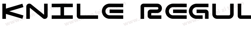 Knile Regular字体转换